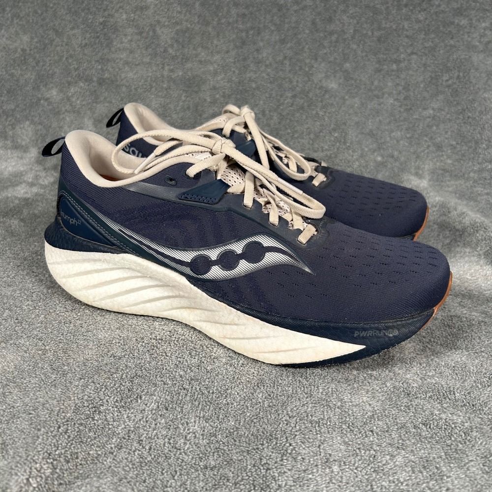 Running Shoes Saucony Triumph 22 Navy Blue S20964-240 Mens 9.5